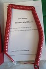 Retro Wall Mount Phone With Loud Mechanical Ringer Vintage Phones Red New In Box