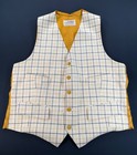 Horse Country Equestrian Tattersal Hunt Vest  size Xl   44l  - Msrp  200 