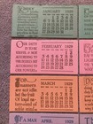 1929 Calendar Cards With Lovely Quotes 12 Cards January Thru December