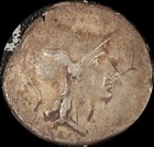 Rare Ancient Roman Ar Denarius - 115-114 Bc - Anonymous - Rome Republic Silver