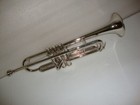 Trumpet New Nickel Finished Bb Keys Trumpet  Free Case