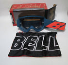 Nib New Bell Descender Outbreak Mattte Blue   Infrared Mountain Bike Goggles