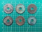 Lot Of 6 Pcs  Ancient Chinese Coin Xuan He Tong Bao Clerical Script Song Dynasty