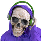 Haunted Living 5 5ft Bluetooth Reaper Dj Skeleton Animatronic