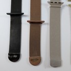 Lot Of 5 Apple Watch Bands   Metal  Silicone  Weave -black  Gold  Silver 42mm