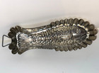 Vintage Tin Fish Mold For Cooking  Baking  Gelatin  10   