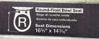 Kohler Ridgewood Toilet Seat Pb Round  Biscuit 