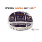 Copperweld 12 Awg 3-conductor Nm-b Copper-clad Aluminum Building Wire 250 Ft