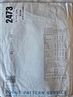 Vogue 2473 Vintage Couturier Design Pattern Belinda Bellville Dress Sz 8 Cut