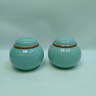 Vintage Noritake   Boulder Ridge   Pattern Salt And Pepper Shakers-  8674