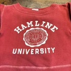 True Vtg Kids 4t Sweatshirt Hamline University All Cotton Running Man 