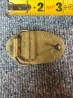 Vintage Oval Playboy Solid Brass Belt Buckle