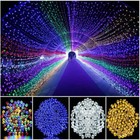 100 200 Led Solar String Lights Outdoor Fairy Lighting Xmas Party Tree Christmas