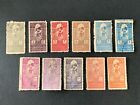 1ps To 25ps X11 Fiscal   Revenue Stamps W  Different Colors Of Same Value 1945