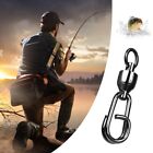 Bearing Swivel With Quick Snap Fast Clips Fishing Connector Saltwater Tackles