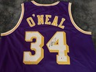 Shaquille O   neal Shaq Signed Custom Los Angeles La Lakers Jersey Coa Auto