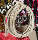 32 Ft Flor Cuero Crudo Soga Fina Rawhide Leather Rope