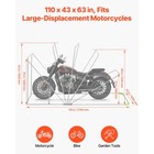 Uimoso Motorcycle Shelter Shed Cover Storage Tent Flip-up W  Lock Safe Garage S