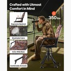 Uimoso Hunting Chair 360   Swivel Folding Chair Seat Cover Armrest Adjustable Leg