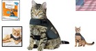 Classic Cat Anxiety Jacket - Heather Gray  Medium  9-13 Lbs  For Calm Pets