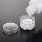 100 Count Refillable Sample Containers With Lids Cosmetic Jars 15 Gram Empty    