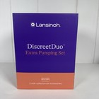 Lansinoh Discreet Duo Extra Pumping Set With 2 Boxes Breast Milk Storage Bags
