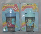 Lot Of 2 Vintage 2008 American Greetings Care Bears Baby Sippy Cup Blue   Aqua
