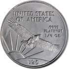 2007 Platinum American Eagle  25 Ngc Ms70 Early Releases Blue Label