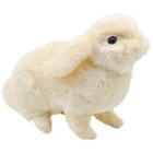 Hansa Bh7024 Holland Lop 35 Ear Bunny Realistic Big Plush Doll White Rabbit