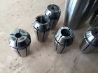 Cat40-er16 Floating Tap tapping Holder W 9pcs Inch Tap Collets  cat40-er16-t