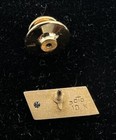 Vintage Burlington Northern Railroad Rr 10k Gold Tie Tac With Diamond 1 4grams