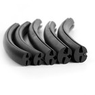 H-shape Rubber Seal Strip For Glass Window Waterproof Gasket Weather Strip Black