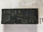 Printing Letterpress Antique Printer Type Block Decorative Print Cut  187