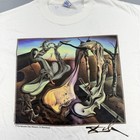 Vintage Salvador Dali Museum Shirt Mens Large Aop Rare Test Print Art Tee 90s