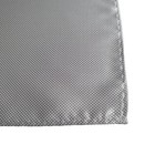 Silver Gray Silk Pocket Square Formal Suit Party Prom Wedding Fashion Accessory