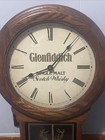 1980s Glenfiddich Heirloom Oak Tavern Pendulum Grandfather Clock Scotch Whiskey 