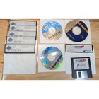 Vintage Software Lot Floppy Disks   Cds Micrografx  Coreldraw  Ms-dos  Windows