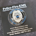 Back The Blue Thin Blue Line Police Support Pin- Hat-tie Tac-lapel Pin