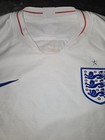 Nike Dri-fit England National Team Soccer Jersey Shirt White Women Size M