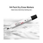 Comix Black Dry Erase Markers  4 Sets Of 36 Markers  144 Markers Total