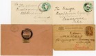 Burma 1905-31 Postmarks X 4 Covers Toungoo Stationery Etc   ex Ted Proud