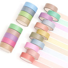20 Rolls Solid Colors Washi Tape Set Pastel Colored Masking Rainbow Decorative T