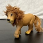 1993 Tnt Lion Rubber Figure Mane And Tail Can Be Brushed 4 Inches Tall Vintage