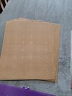 Lot Of 20   Plastic Canvas Sheets -- Woven 7  10  12 Mesh Count   Some Used