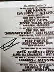 Kinks Beach Boys Beck Deep Purple Ian Gillan Signed Handbill San Fran 1973 Tuten