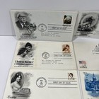 9 Pieces Assorted 1980   1987 First Day Of Issue Stamps Envelopes Vtg Ephemera