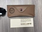 Vtg Ray-ban Bausch Lomb 58 14 Outdoorsman Black Usa  Top Frame Stamp Wrap Around