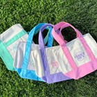 Trader Joe   s Mini Canvas Reusable Tote Bags Colorful Canvas Tote Bag 10 Colors