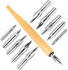 G-pen Ink Nib Stainless Steel Drawing Comic Pen Nib Set 11 Pcs Calligraphy