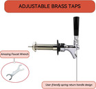 Bacoeng 1-tap Kegerator Kit  Complete Beer Tap Kit For Refrigerator With Stainle